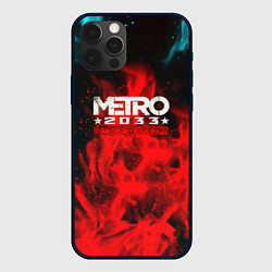 Чехол для iPhone 12 Pro Max Metro 2033 fire, цвет: 3D-черный