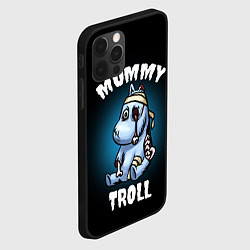 Чехол для iPhone 12 Pro Max Mummy troll, цвет: 3D-черный — фото 2