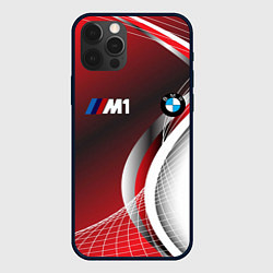 Чехол iPhone 12 Pro Max BMW sport geometry motors