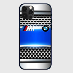 Чехол iPhone 12 Pro Max BMW metal machine