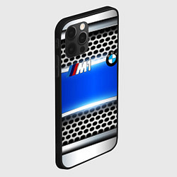 Чехол для iPhone 12 Pro Max BMW metal machine, цвет: 3D-черный — фото 2