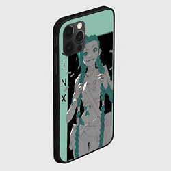 Чехол для iPhone 12 Pro Max Джинкс из Аркейн, цвет: 3D-черный — фото 2