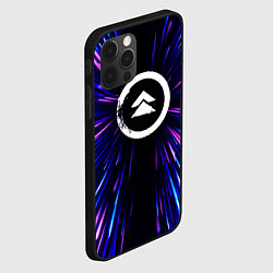 Чехол для iPhone 12 Pro Max Ghost of Tsushima neon energy, цвет: 3D-черный — фото 2