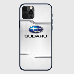 Чехол iPhone 12 Pro Max Subaru auto steel metal