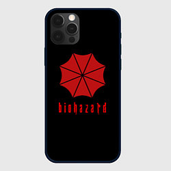 Чехол для iPhone 12 Pro Max Biohazard resident game, цвет: 3D-черный