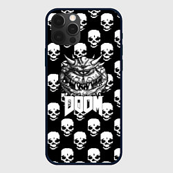 Чехол iPhone 12 Pro Max Doom какадемон черепа