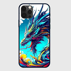 Чехол iPhone 12 Pro Max Japanese dragon - tattoo irezumi