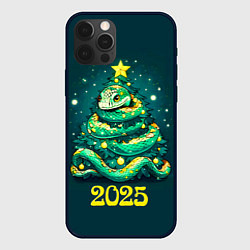 Чехол iPhone 12 Pro Max Змея ёлка 2025