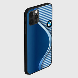 Чехол для iPhone 12 Pro Max BMW текстура, цвет: 3D-черный — фото 2