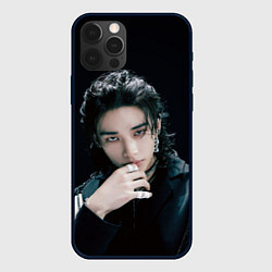 Чехол для iPhone 12 Pro Max Stray Kids Hyunjin Giant concept, цвет: 3D-черный