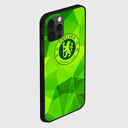 Чехол для iPhone 12 Pro Max Chelsea green poly, цвет: 3D-черный — фото 2