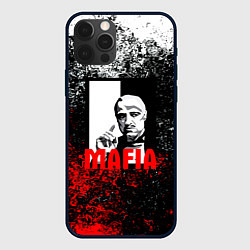 Чехол для iPhone 12 Pro Max Mafia брызги красок, цвет: 3D-черный