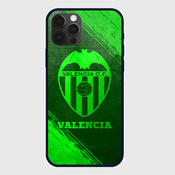 Чехол для iPhone 12 Pro Max Valencia - green gradient, цвет: 3D-черный