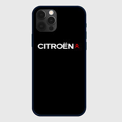 Чехол для iPhone 12 Pro Max Citroen logo, цвет: 3D-черный