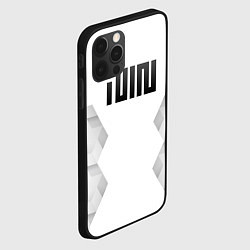 Чехол для iPhone 12 Pro Max Gidle white poly, цвет: 3D-черный — фото 2