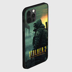 Чехол для iPhone 12 Pro Max Stalker город в тумане, цвет: 3D-черный — фото 2