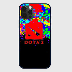 Чехол iPhone 12 Pro Max Dota абстрактные краски