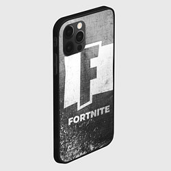 Чехол для iPhone 12 Pro Max Fortnite - grey gradient, цвет: 3D-черный — фото 2