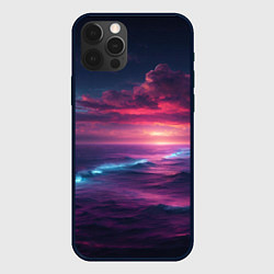 Чехол для iPhone 12 Pro Max Night sea, цвет: 3D-черный