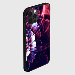 Чехол для iPhone 12 Pro Max Фрактальный цветок абстракция, цвет: 3D-черный — фото 2