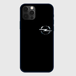 Чехол для iPhone 12 Pro Max Opel logo auto, цвет: 3D-черный