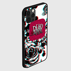 Чехол для iPhone 12 Pro Max Dead by april rose glitch, цвет: 3D-черный — фото 2