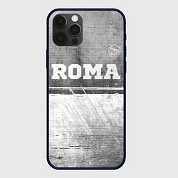 Чехол для iPhone 12 Pro Max Roma - grey gradient посередине, цвет: 3D-черный