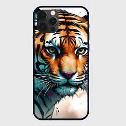 Чехол iPhone 12 Pro Max Серьезный тигр