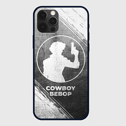 Чехол для iPhone 12 Pro Max Cowboy Bebop - grey gradient, цвет: 3D-черный