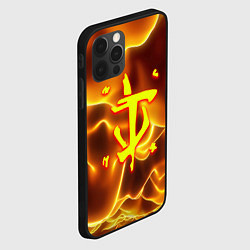 Чехол для iPhone 12 Pro Max Doom грозовой стиль марса, цвет: 3D-черный — фото 2