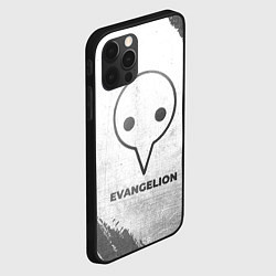 Чехол для iPhone 12 Pro Max Evangelion - white gradient, цвет: 3D-черный — фото 2