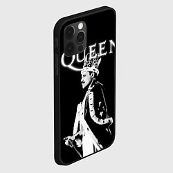 Чехол для iPhone 12 Pro Max Queen Freddie Mercury король, цвет: 3D-черный — фото 2