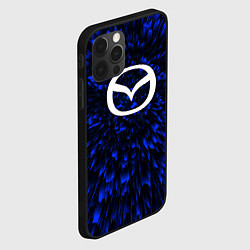 Чехол для iPhone 12 Pro Max Mazda blue energy, цвет: 3D-черный — фото 2