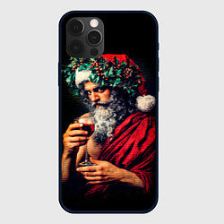 Чехол для iPhone 12 Pro Max Дионис на Рождество, цвет: 3D-черный