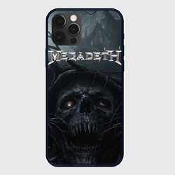 Чехол для iPhone 12 Pro Max Megadeth череп под деревом, цвет: 3D-черный
