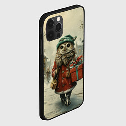 Чехол для iPhone 12 Pro Max Сова с подарком, цвет: 3D-черный — фото 2