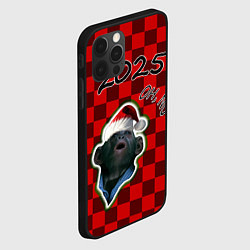 Чехол для iPhone 12 Pro Max Новогодняя обезьяна oh, no, цвет: 3D-черный — фото 2