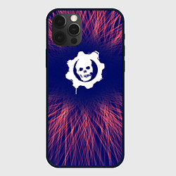 Чехол для iPhone 12 Pro Max Gears of War red energy, цвет: 3D-черный