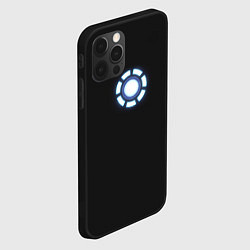 Чехол для iPhone 12 Pro Max Железный Человек - Дуговой реактор, цвет: 3D-черный — фото 2