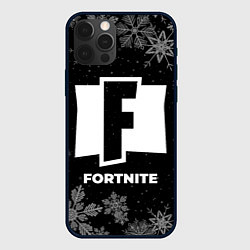 Чехол для iPhone 12 Pro Max Снежный Fortnite, цвет: 3D-черный