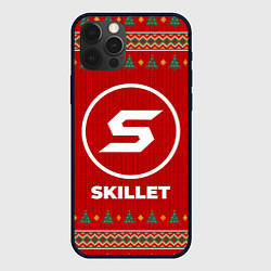 Чехол для iPhone 12 Pro Max Skillet new year, цвет: 3D-черный