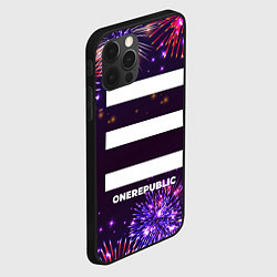 Чехол для iPhone 12 Pro Max Праздничный OneRepublic, цвет: 3D-черный — фото 2