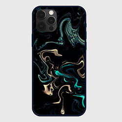Чехол для iPhone 12 Pro Max Безумие волн, цвет: 3D-черный