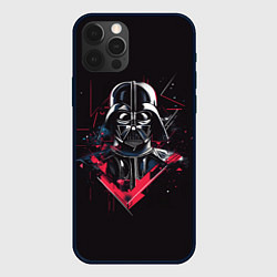 Чехол для iPhone 12 Pro Max Darth Vader on black, цвет: 3D-черный