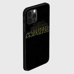 Чехол для iPhone 12 Pro Max Star Wars - вступительные титры, цвет: 3D-черный — фото 2