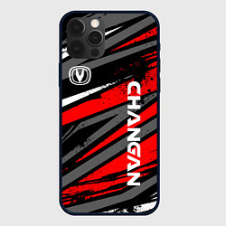 Чехол для iPhone 12 Pro Max Changan - Red sport, цвет: 3D-черный