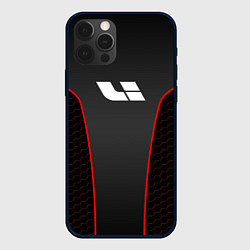 Чехол для iPhone 12 Pro Max Lixiang - красная спортивная униформа, цвет: 3D-черный