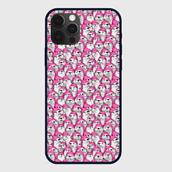 Чехол iPhone 12 Pro Max Выдры новогодние