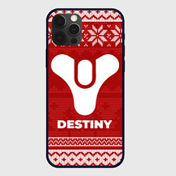 Чехол для iPhone 12 Pro Max Новогодний Destiny, цвет: 3D-черный