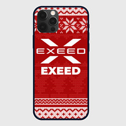 Чехол для iPhone 12 Pro Max Новогодний Exeed, цвет: 3D-черный